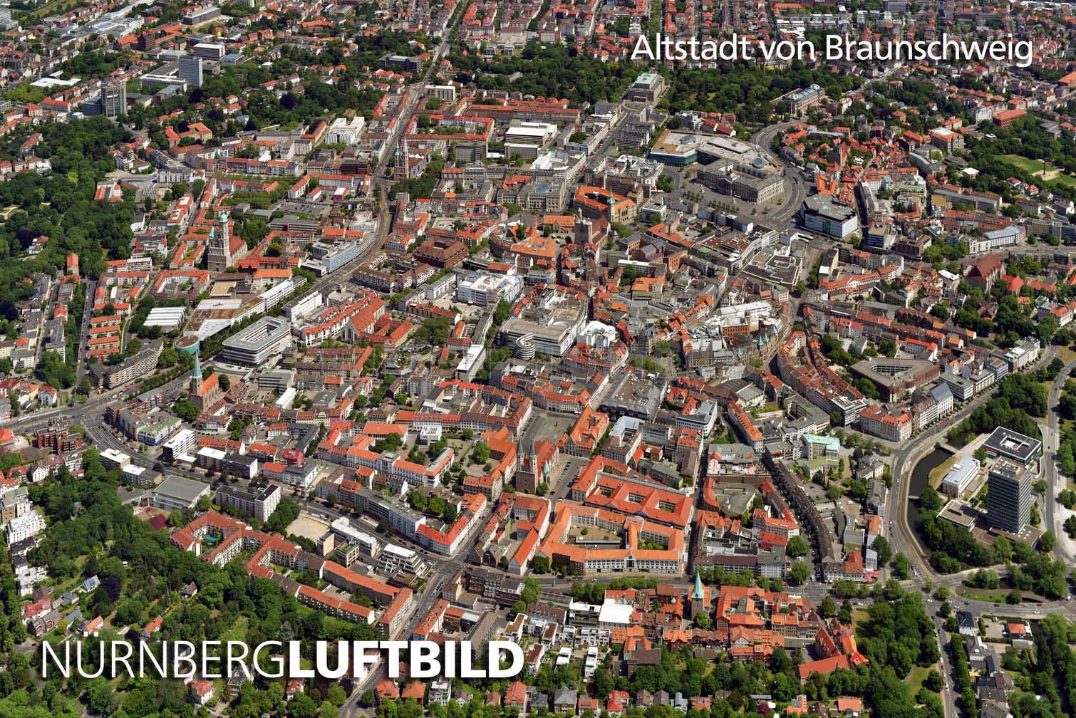 Altstadt von Braunschweig, Luftbild