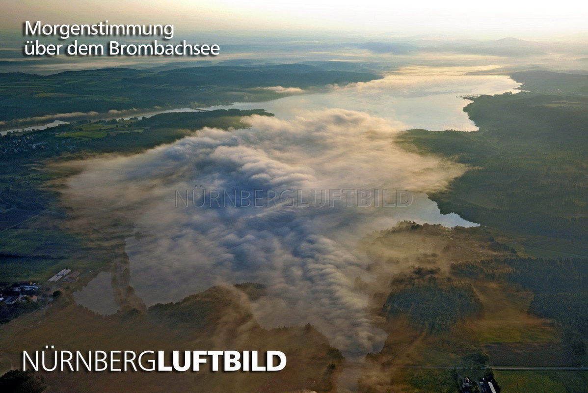 Morgenstimmung über dem Brombachsee, Mittelfranken