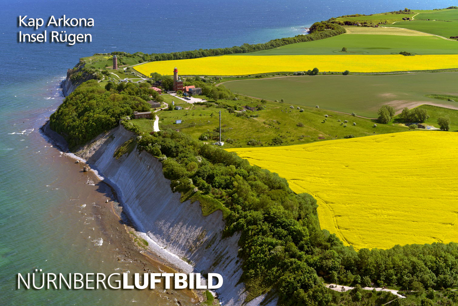 Kap Arkona, Insel Rügen, Luftaufnahme