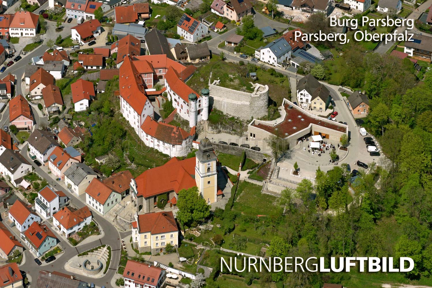 Burg Parsberg, Luftaufnahme