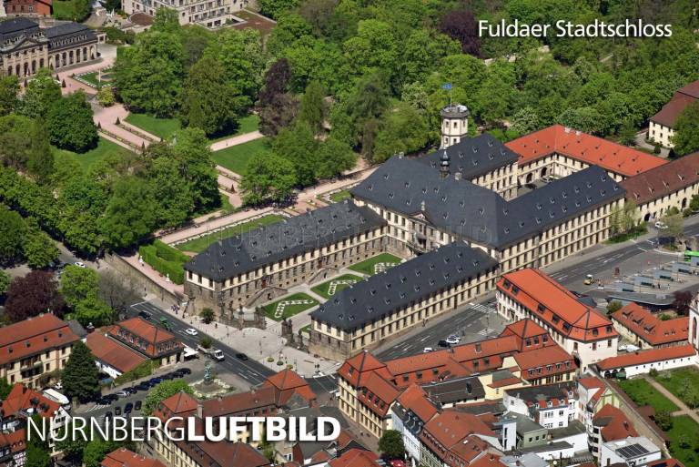 Fuldaer Stadtschloss, Luftaufnahme