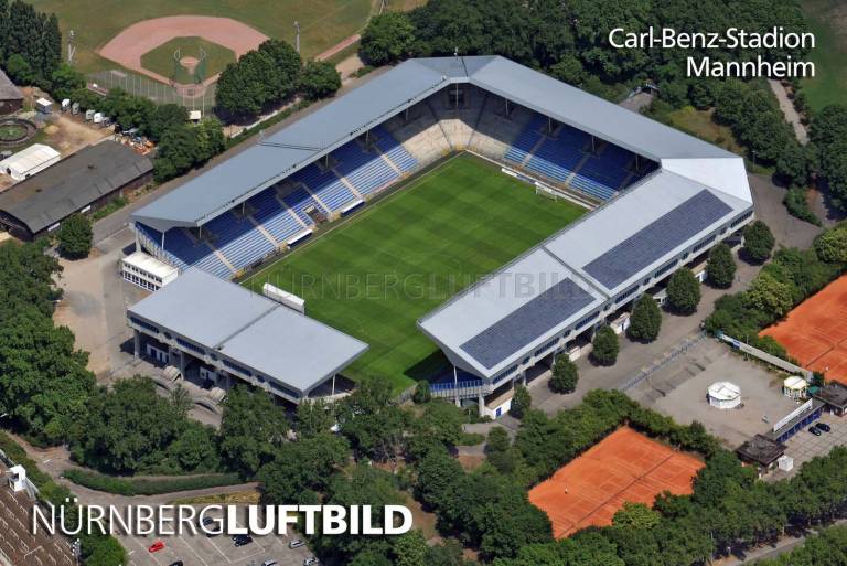 Carl-Benz-Stadion, Mannheim, Luftaufnahme