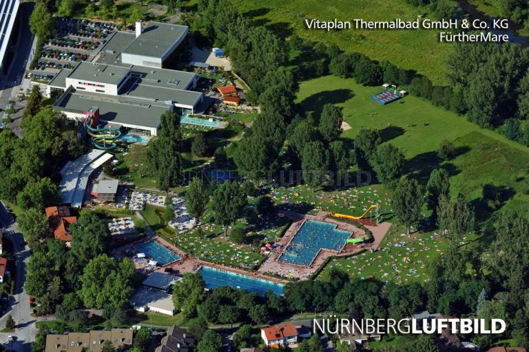 Vitaplan Thermalbad GmbH & Co. KG, FürtherMare, Luftbild