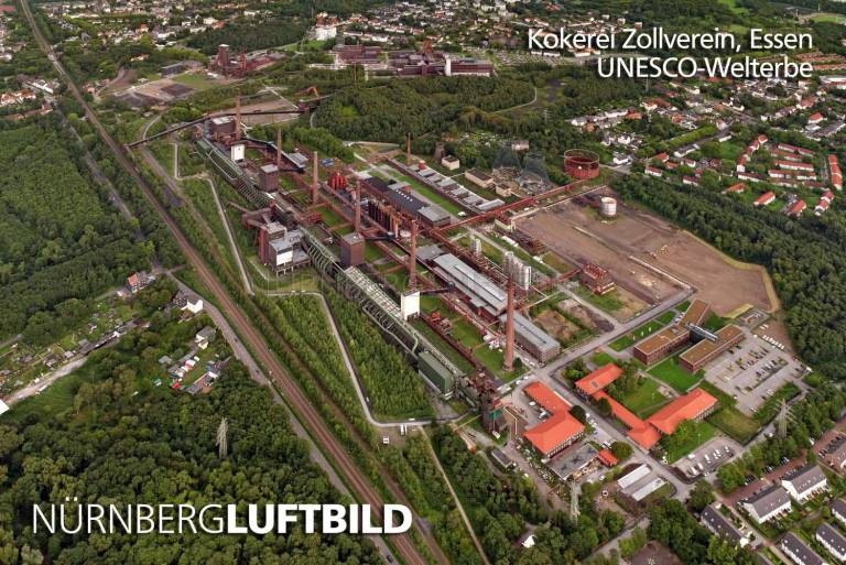 Kokerei Zollverein, Essen, Luftbild