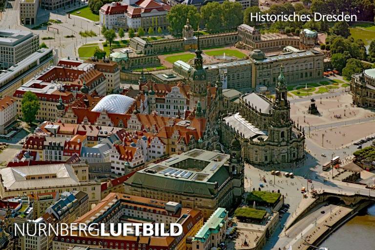 Historisches Dresden, Luftaufnahme