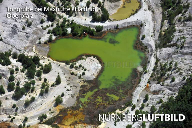 Tongrube bei Maxhütte - Haidhof, Luftbild