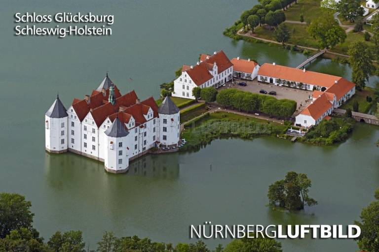 Schloss Glücksburg, Luftbild