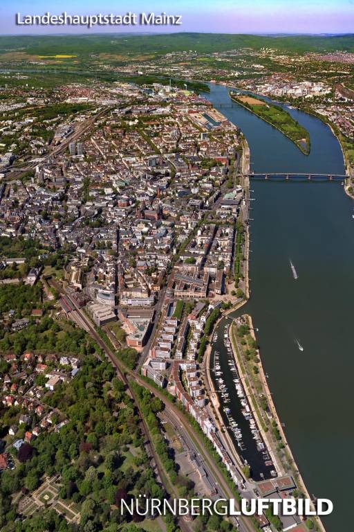 Landeshauptstadt Mainz, Luftaufnahme