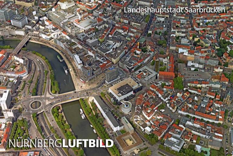 Landeshauptstadt Saarbrücken, Luftaufnahme