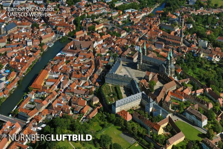 Bamberger Altstadt, Luftaufnahme