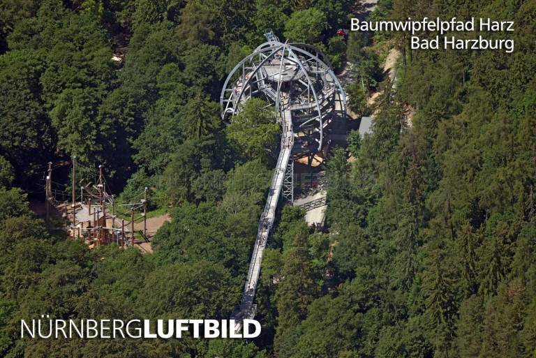 Baumwipfelpfad Harz, Luftaufnahme