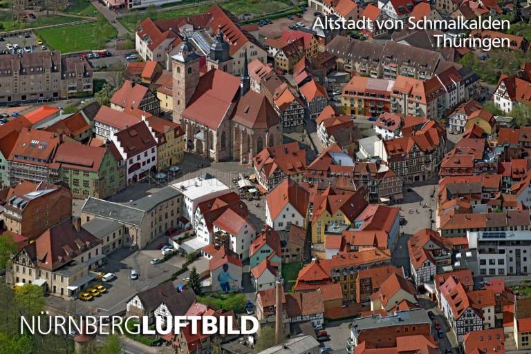 Altstadt von Schmalkalden, Luftaufnahme