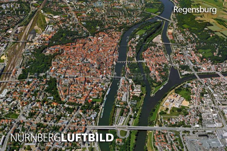 Regensburg, Luftaufnahme