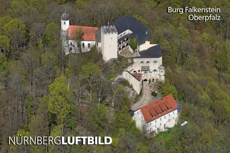 Burg Falkenstein, Luftaufnahme