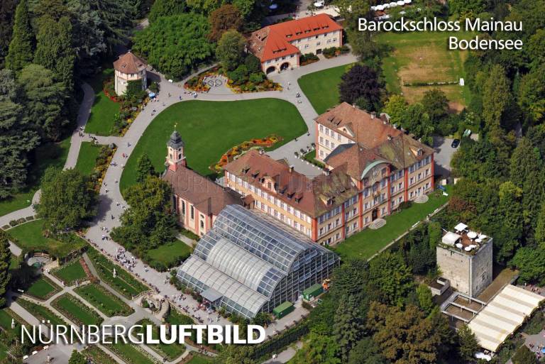 Barockschloss Mainau, Luftaufnahme