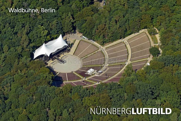 Waldbühne, Berlin, Luftaufnahme