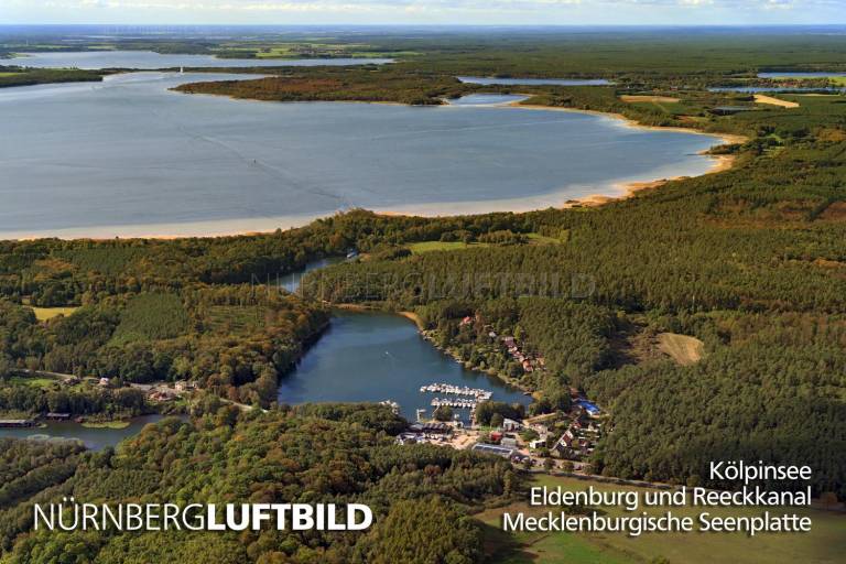 Kölpinsee, Eldenburg und Reeckkanal, Mecklenburgische Seenplatte