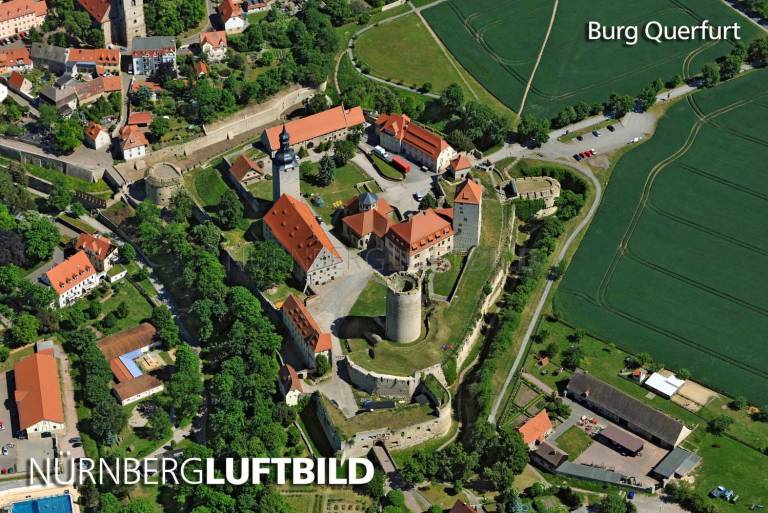 Burg Querfurt, Luftaufnahme