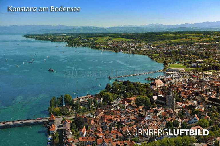 Konstanz am Bodensee, Luftbild