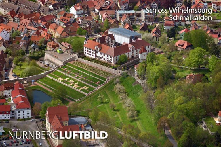 Schloss Wilhelmsburg, Schmalkalden, Luftbild
