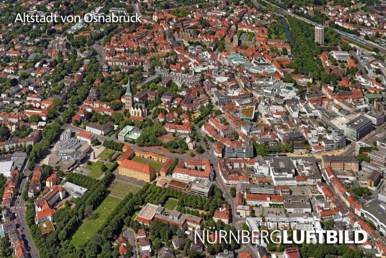 Altstadt von Osnabrück, Luftaufnahme