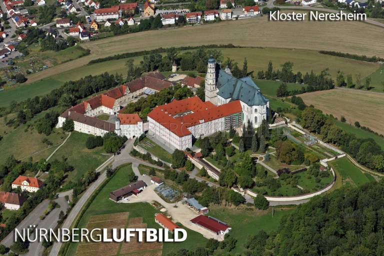 Kloster Neresheim, Luftaufnahme
