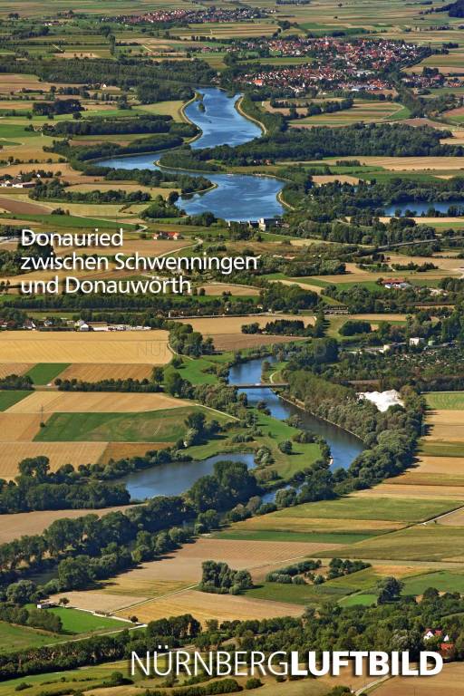 Donauried zwischen Schwenningen und Donauwörth, Luftbild