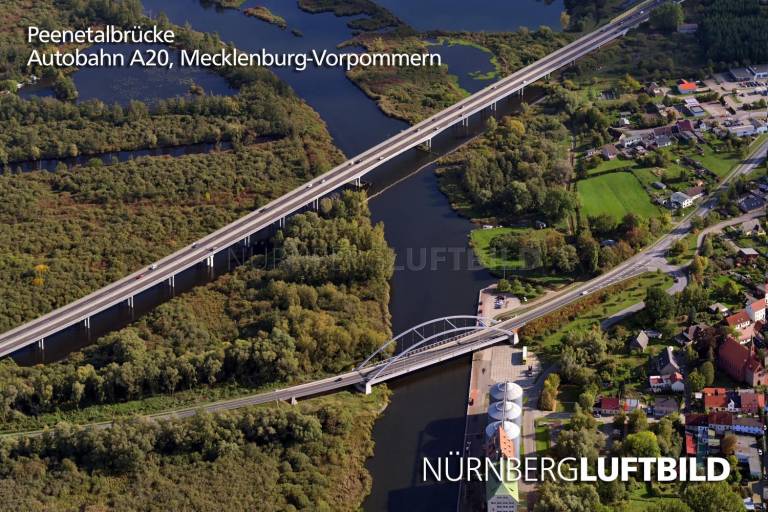 Peenetalbrücke, Autobahn A20, Mecklenburg-Vorpommern