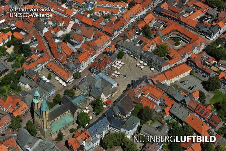 Altstadt von Goslar, Luftaufnahme