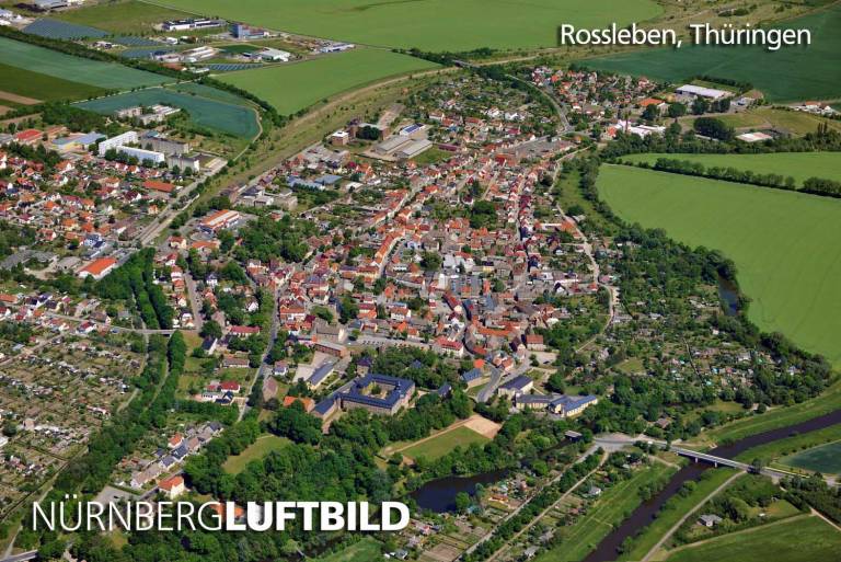 Rossleben, Thüringen, Luftaufnahme