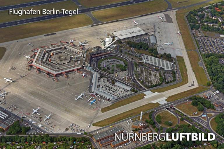 Flughafen Berlin-Tegel, Luftaufnahme