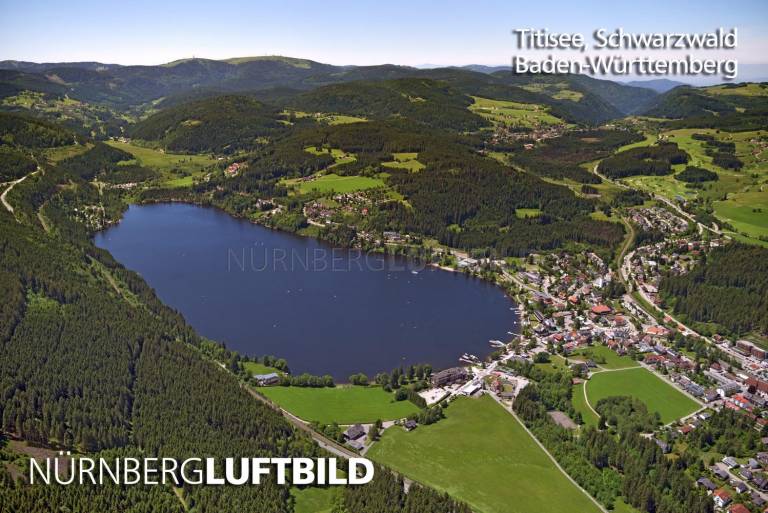 Titisee, Schwarzwald, Luftaufnahme