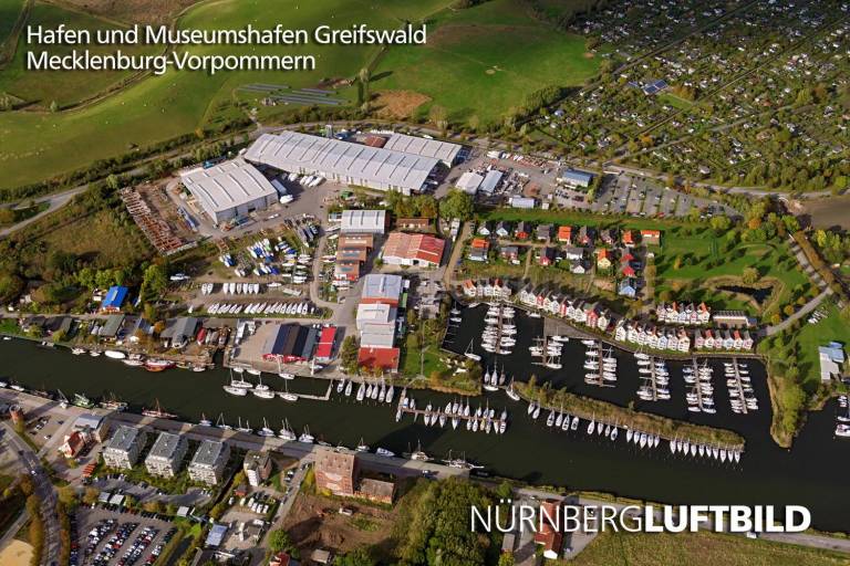 Hafen und Museumshafen Greifswald, Mecklenburg-Vorpommern