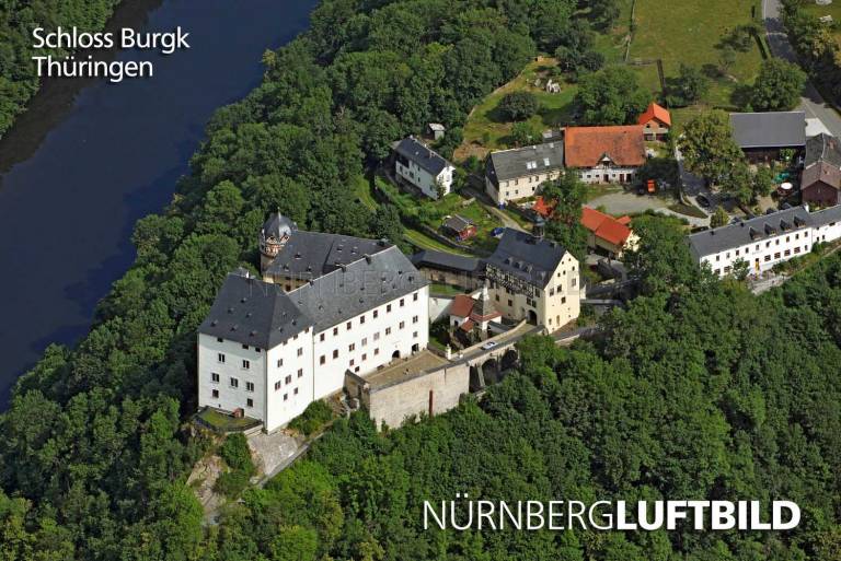 Schloss Burgk, Luftaufnahme
