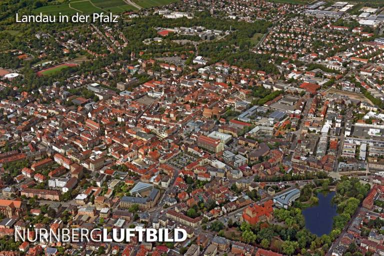 Landau in der Pfalz, Luftaufnahme