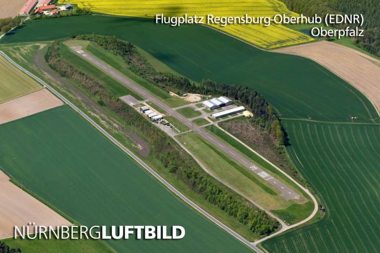 Flugplatz Regensburg-Oberhub (EDNR), Luftaufnahme