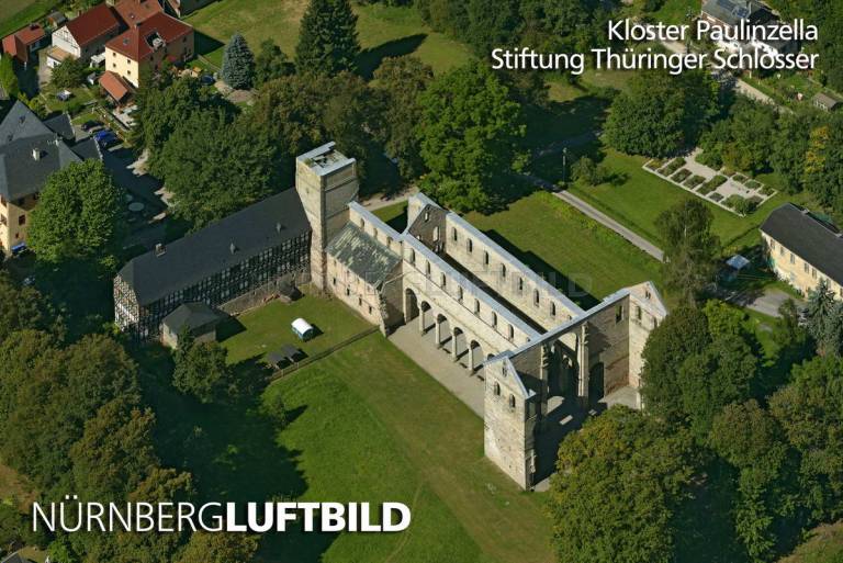 Kloster Paulinzella, Luftibild