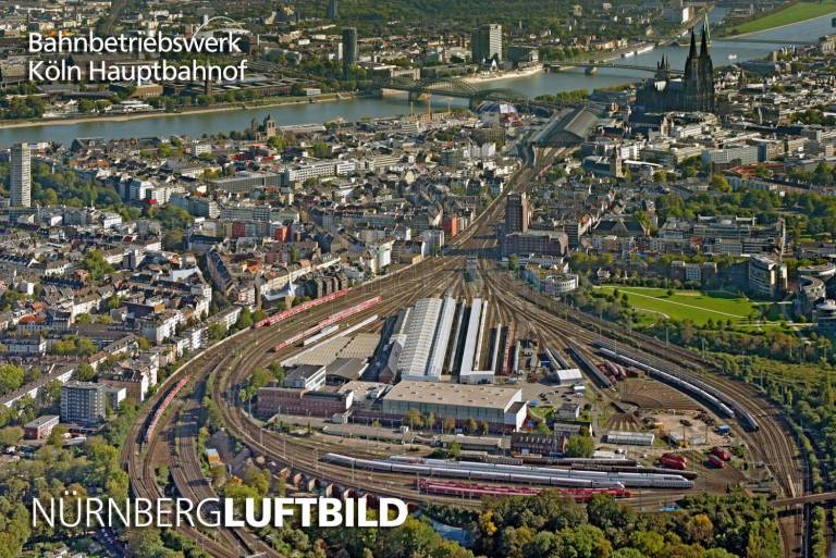 Bahnbetriebswerk Köln Hauptbahnhof, Luftbild