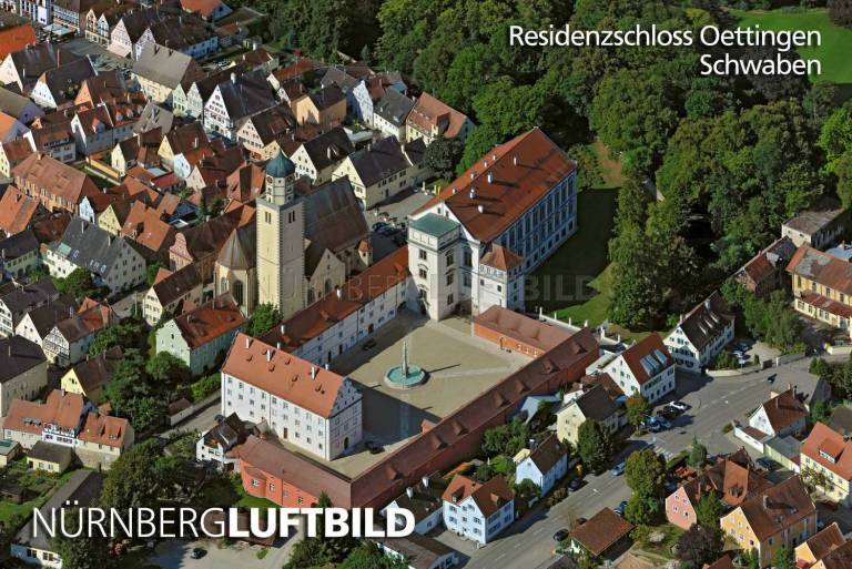 Residenzschloss Oettingen, Luftaufnahme