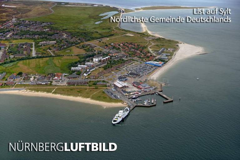 List auf Sylt, Luftaufnahme