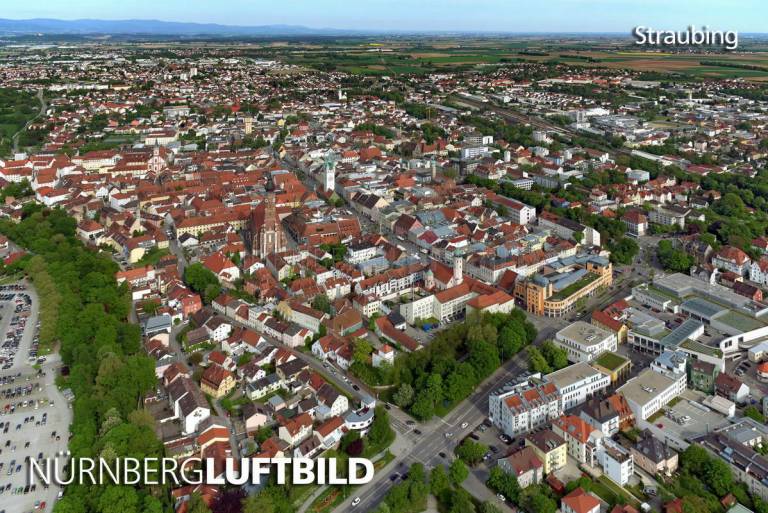 Straubing, Luftaufnahme