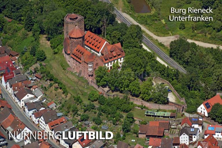 Burg Rieneck, Luftaufnahme