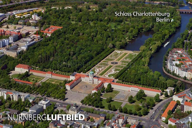 Schloss Charlottenburg, Berlin, Luftbild