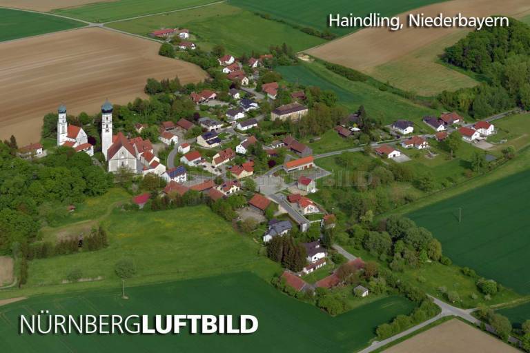 Haindling in Niederbayern, Luftbild