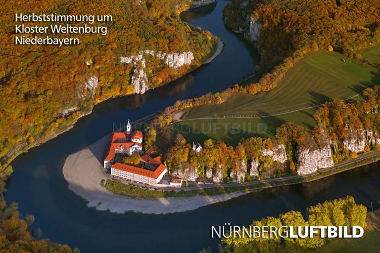 Herbststimmung um Kloster Weltenburg, Niederbayern