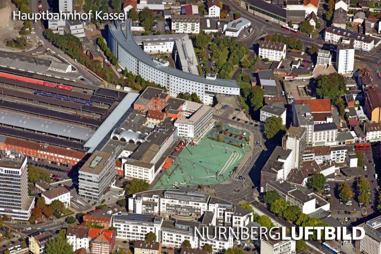 Hauptbahnhof Kassel, Luftaufnahme