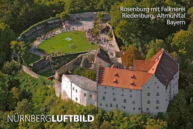 Rosenburg in Riedenburg, Luftaufnahme