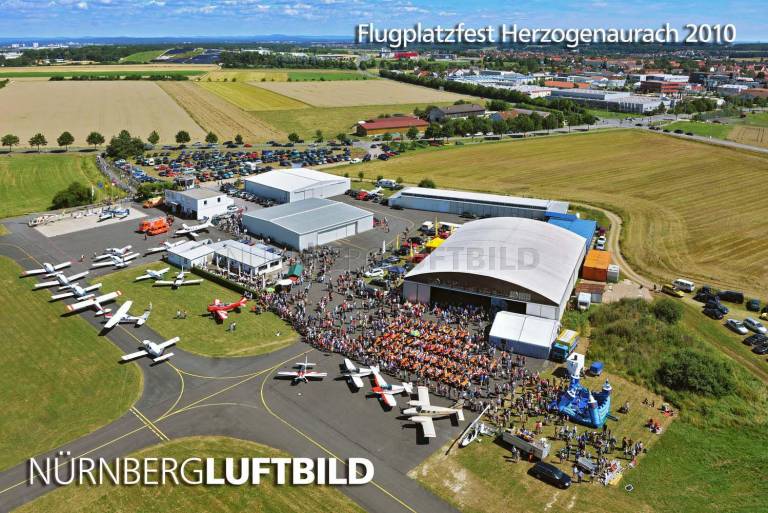 Flugplatzfest Herzogenaurach 2010, Luftaufnahme
