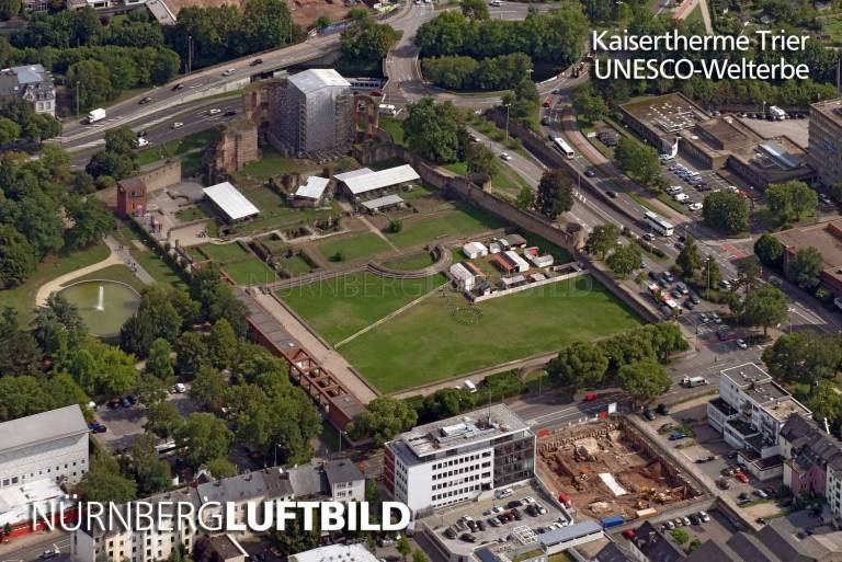 Kaisertherme Trier, Luftbild