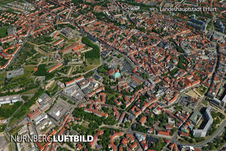 Landeshauptstadt Erfurt, Luftbild